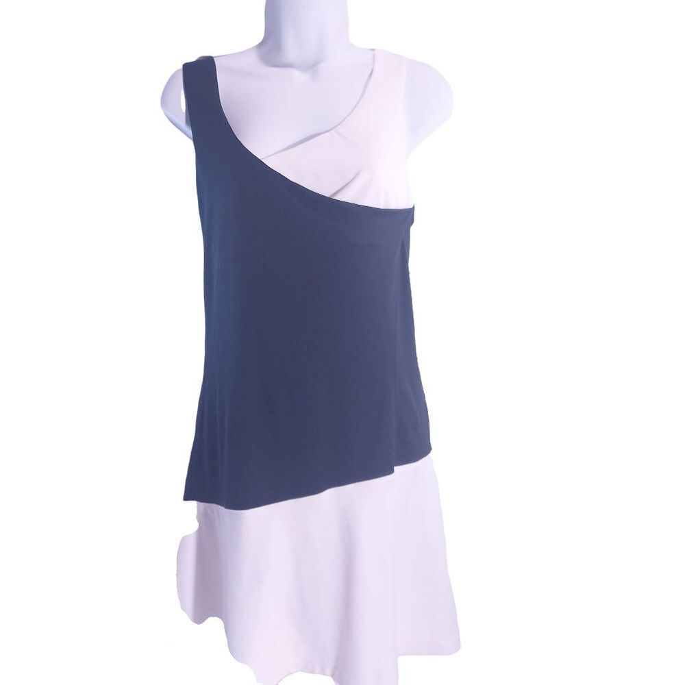 Tail Two-Tone Black and White Tennis Dress XL